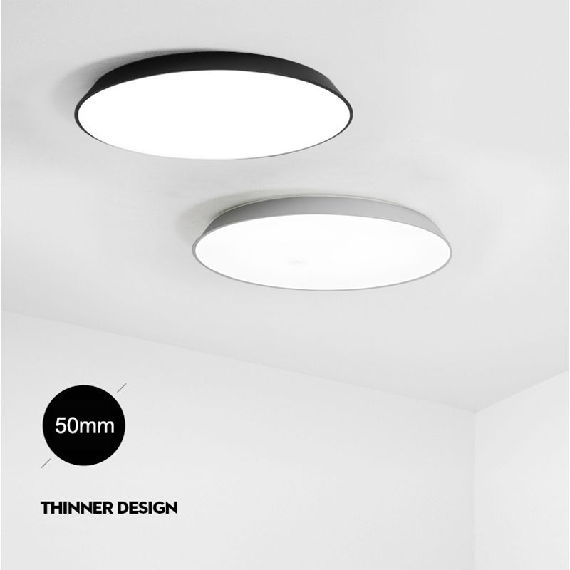 Neo Gleam Ultra Thin Modern Led Ceiling Lights For Living Room Bedroom White Black Ac85 265v Stylish Lamp Fixtures