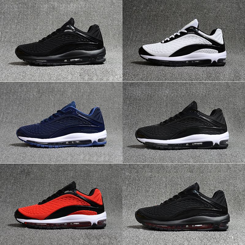 Deluxe OG 1999 Herren Laufschuhe Klassisch 99 KPU Kaldaunen Schwarz Weiß Rot Blau Trainer Luftpolster TPU Rainbow Designer Sportschuhe 40 46 Deluxe OG 1999 Herren Laufschuhe Klassisch 99 KPU Kaldaunen Schwarz Weiß Rot Blau Trainer Luftpolster TPU Rainbow Designer Sportschuhe 40 46