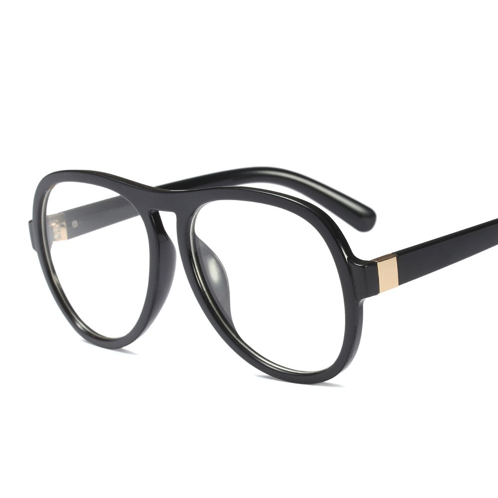 2018 retro oversized eyeglasses frames men plastic clear lens large