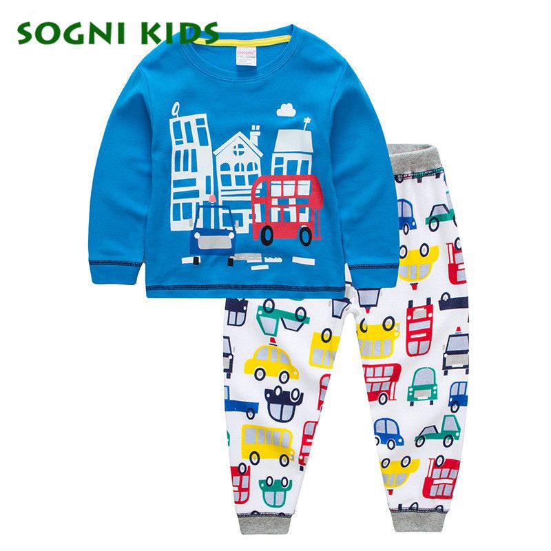 Baby Boy Girl Clothing Set Children Pajama Nightwear For 2017 Brand