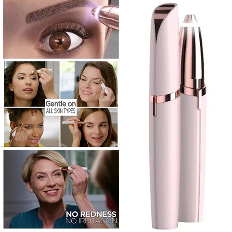 Electric Eyebrow Trimmer Women Eyebrow Shaver Instant Painless Face