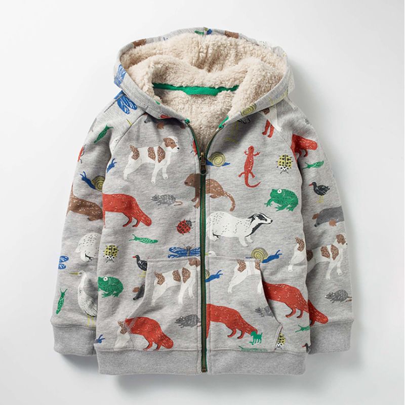 Boy Cartoon Dinosaur Coat Children'S Wear Winter New Style Cotton
