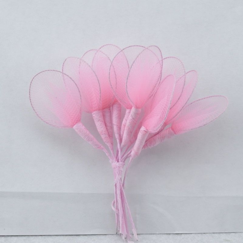 2018 3 5 4cm head artificial nylon flower petal nylon stocking 2018 3 5 4cm head artificial nylon flower petal nylon stocking racket diy stocking flower makeing material wedding decorations from cnone