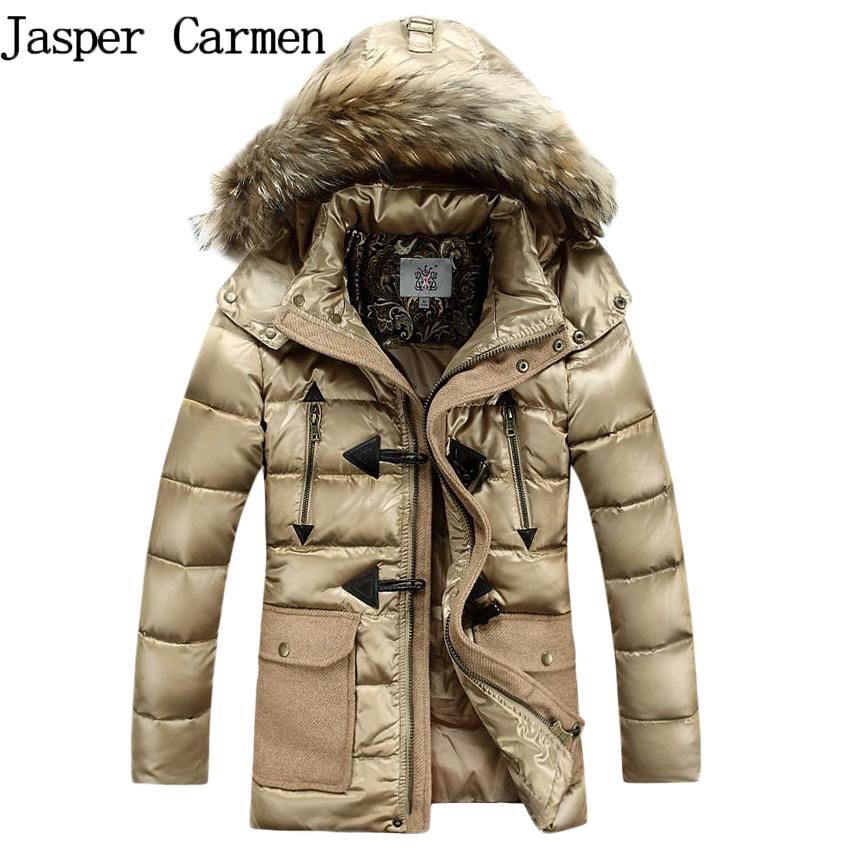 2019 Wholesale Winter Jacket Man Down Coats Long Thick Outwear Hooded
