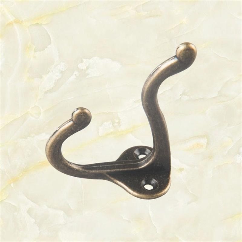 Fashion New Alloy Retro Door Hanger Robe Large Number Hanging Double Hooks Home Kitchen Bronze Wall Hook High Quality 1 3jm Aa