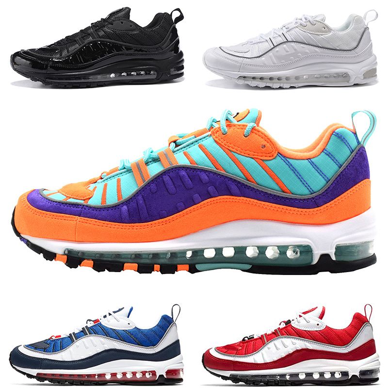 Designer 98 98s Laufschuhe für Männer Cone Gundam Triple Schwarz Weiß UK Racer Blau Rot Run Casual Sport Trainer Sneaker Größe 40 46 Designer 98 98s Laufschuhe für Männer Cone Gundam Triple Schwarz Weiß UK Racer Blau Rot Run Casual Sport Trainer Sneaker Größe 40 46
