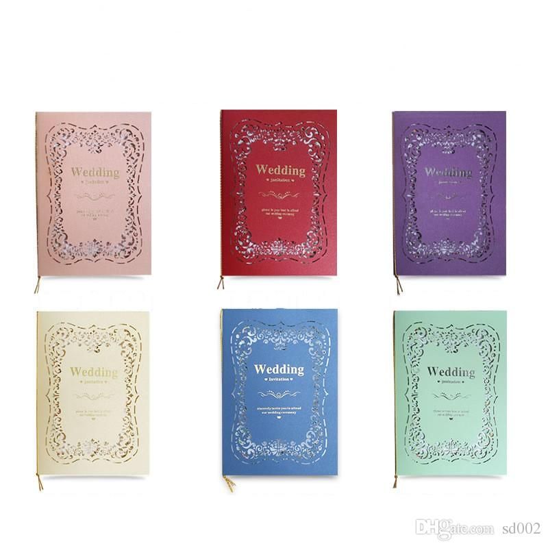 Novelty Greeting Card Engagement Paper Diy Pink Party Wedding