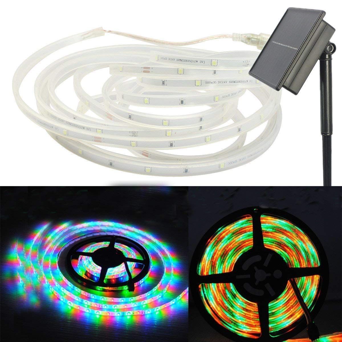 16ft Solar Led Strip Lights Flexible And Cuttable String 16ft Solar Led Strip Lights Flexible And Cuttable String Smd 2835 100 Ip67 Waterproof Light For Path Outdoor Indoor Power