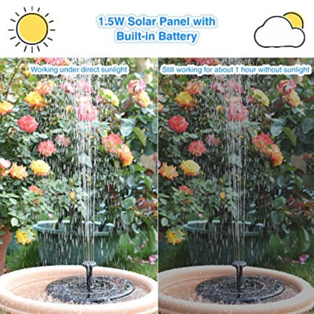 Solar Power Floating Fountain Water Pump For Panel Garden Pond Pool Solar Power Floating Fountain Water Pump For Panel Garden Pond Pool Fish Tank Plants Watering