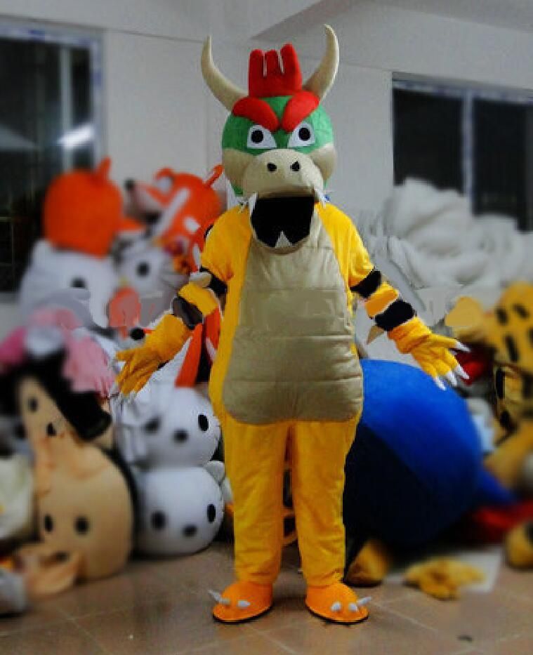 bowser koopa mascot costumes animated theme super mario cospaly