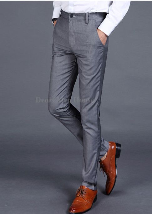 tapered fit dress pants