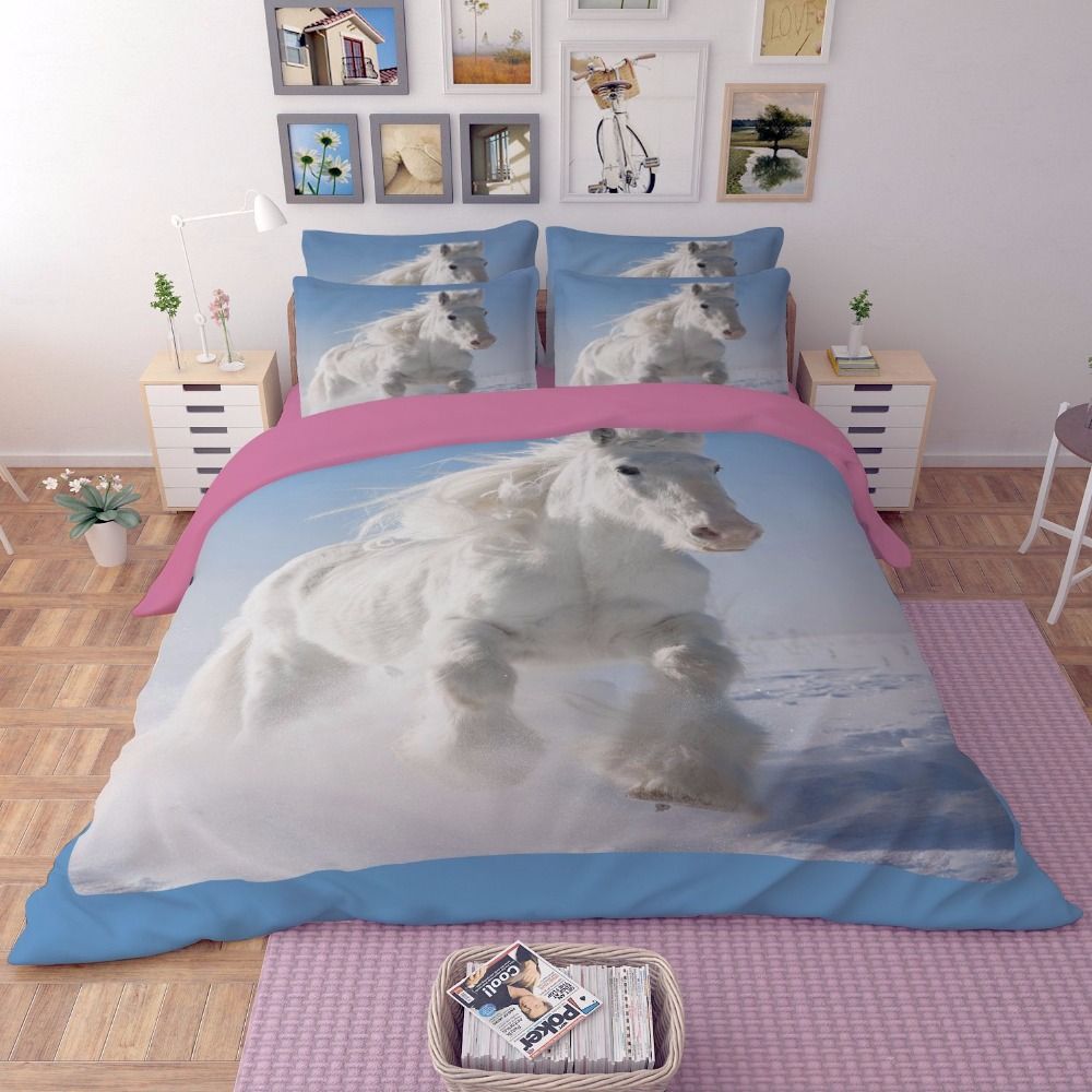 Unicorn Bedding Set Bedroom Sets For Kids Cartoon Cover 15
