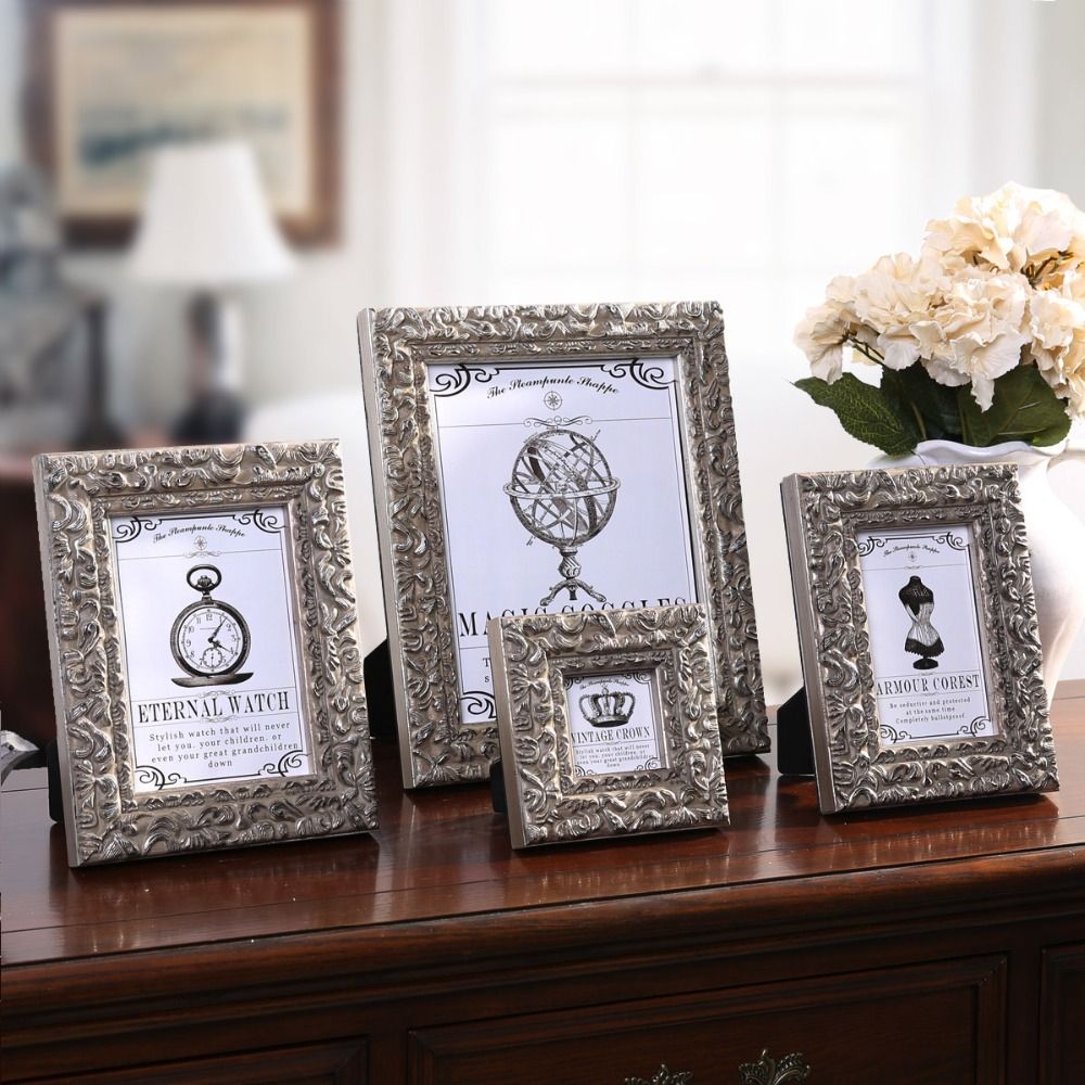 Wedding Decoration Vintage Picture Frames Wooden Foto Modern Wedding Decoration Vintage Picture Frames Wooden Foto Modern Wall Photo Family Square 3 6 7 10 Inch Creative Frame Desktop