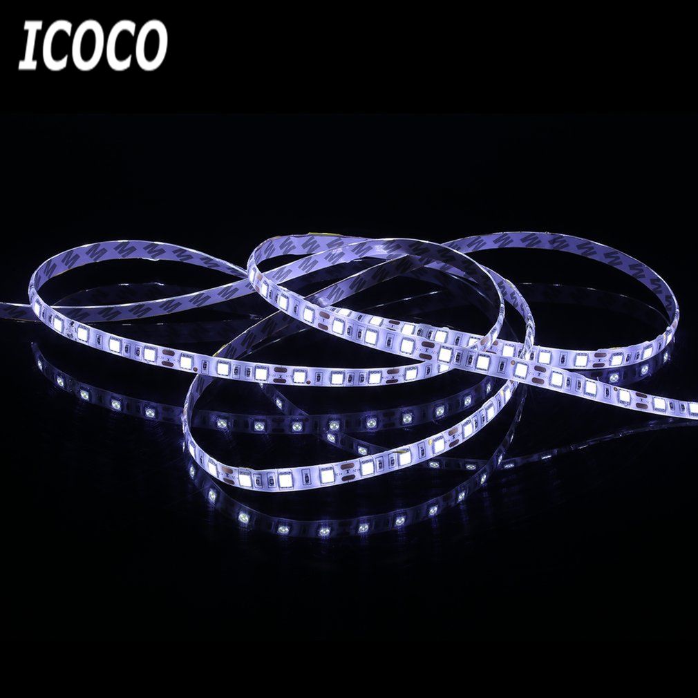 Icoco 5m Smd Ful Flexible Led Strip Light Combo With Remote Control Icoco 5m Smd Ful Flexible Led Strip Light Combo With Remote Control 5a Power Supply Cable Home Decor For Eu Plug Outdoor Lighting Battery