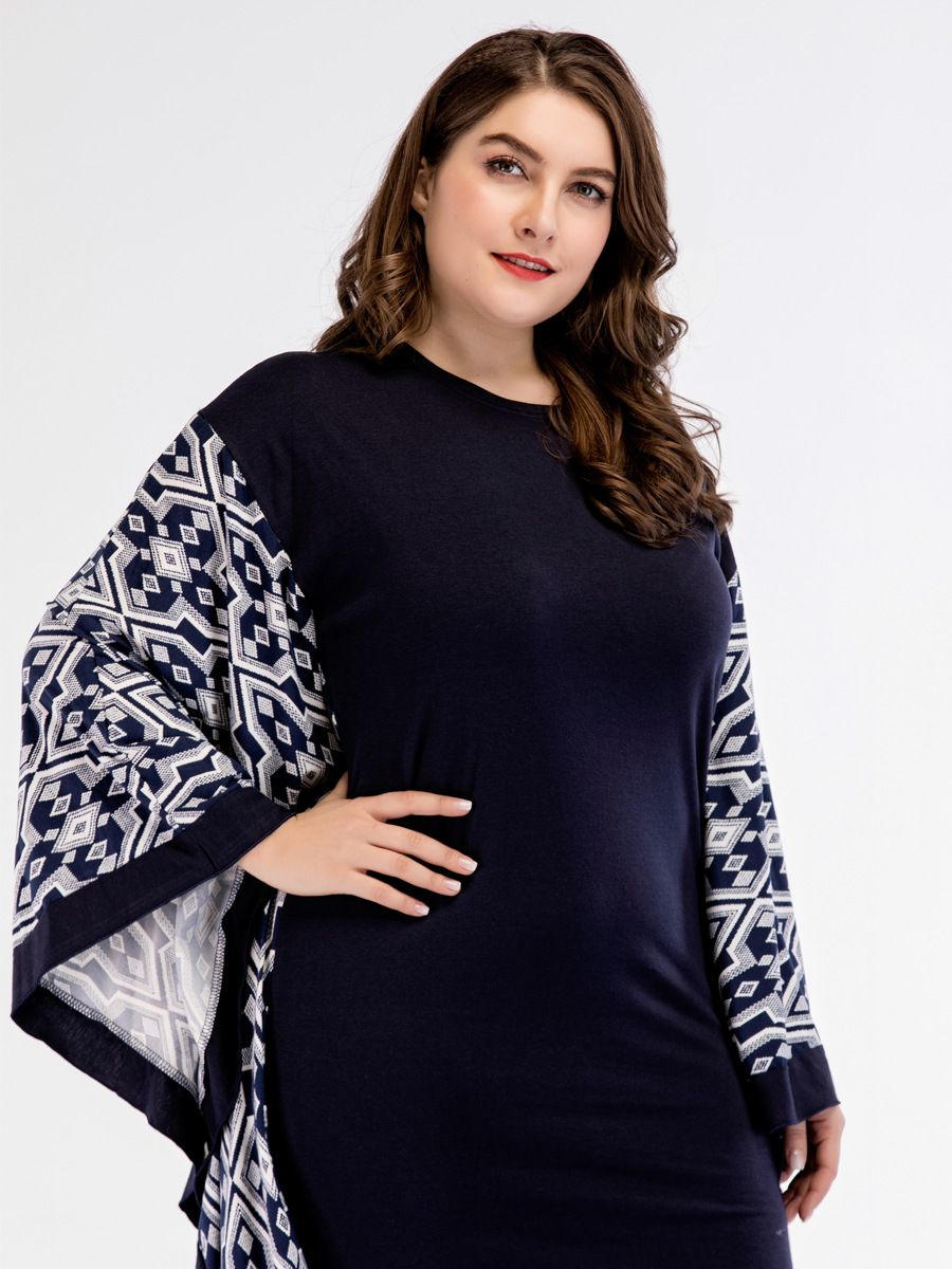 vestido morcego plus size
