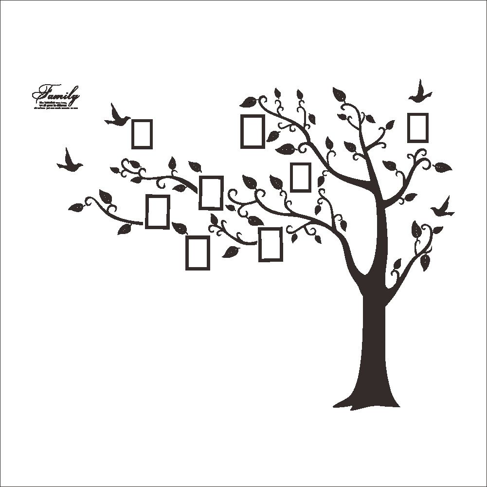 Whole Tree Of Life Wall Stickers With Photo Frame Wallpaper For Whole Tree Of Life Wall Stickers With Photo Frame Wallpaper For Home Decor Kitchen Accessories Household Suppllies Decoration