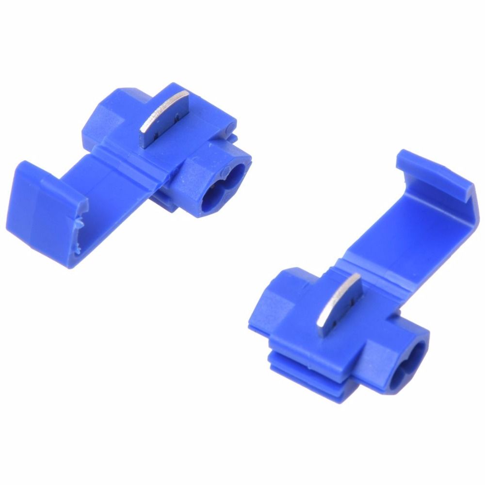 2020 Promotion! 100x Blue Scotch Lock Wire Connectors Quick Splice
