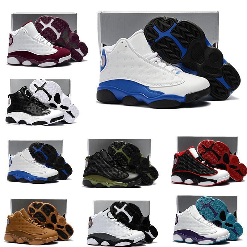 Acheter Kids Jordan 13 Enfants Enfants Baskets De Blé Hyper Royal