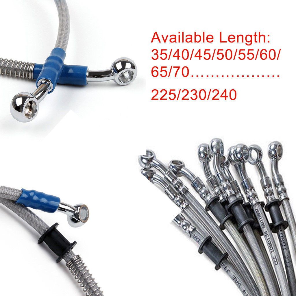 2021 Motorcycle Brake Oil Hose Line Banjo Fitting Stainless Steel