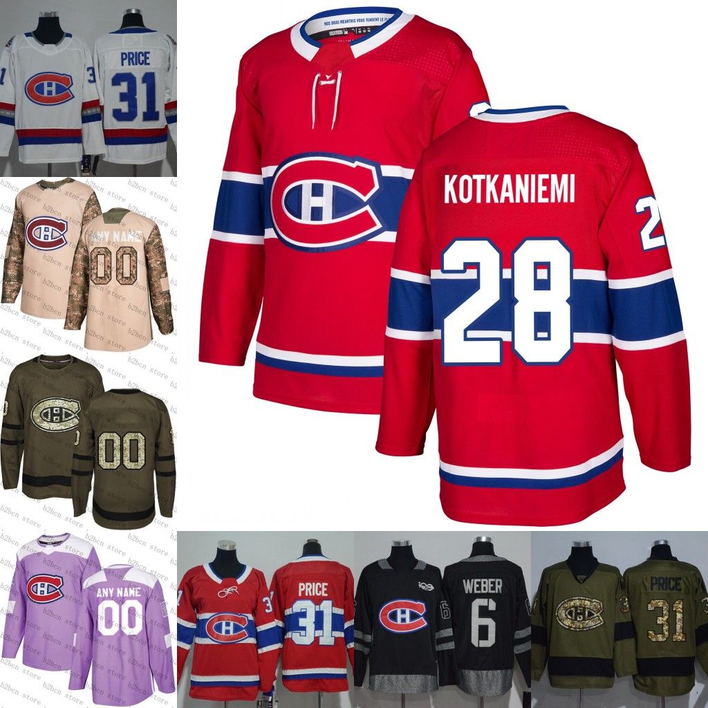 canadiens black jersey