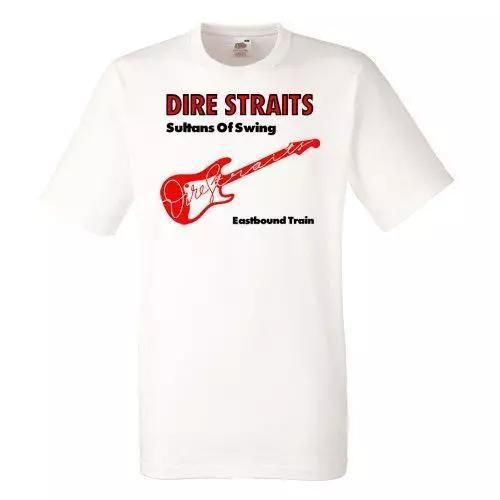 Dire Straits Sultans Of Swing White Herren T Shirt Men Rock Band Tee Shirt Hip Hop Novelty T Shirts Men S Brand Clothing