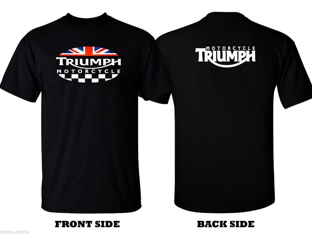 Acquistare T SHIRT Uomo Logo Classico T SHIRT TRIUMPH MOTO Economico |  Consegna Veloce E Qualità | It.Dhgate