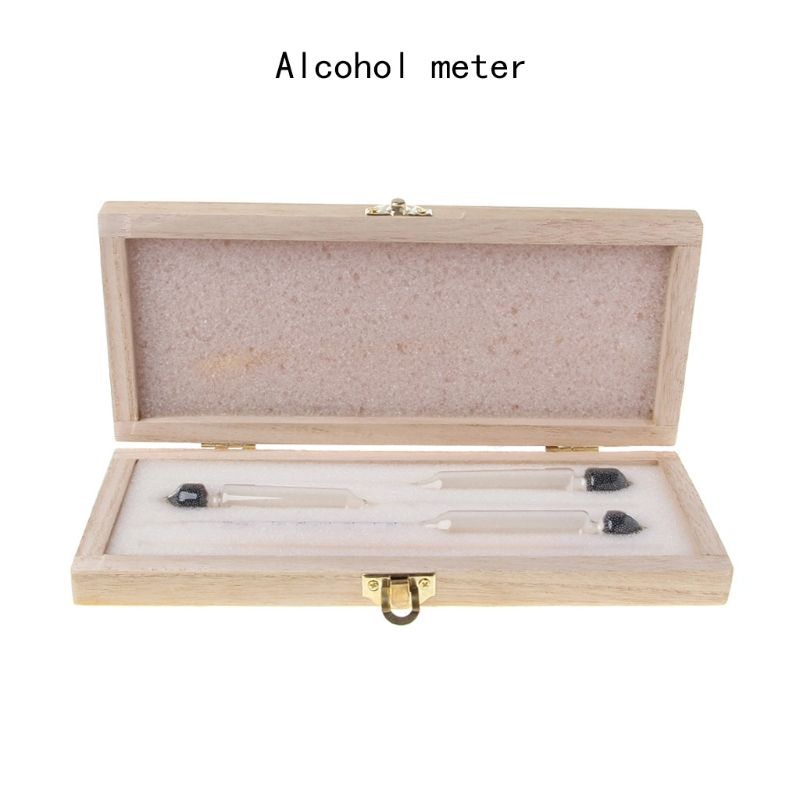 alcohol hydrometer thermometer set