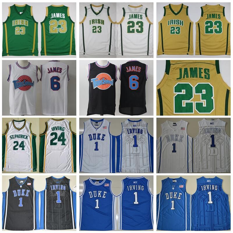 2019 St Vincent Mary High School Irish 23 LeBron James Jerseys White