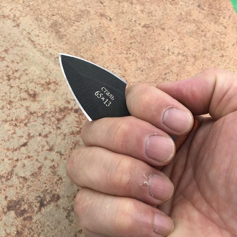 Wholesale Wood Handle Push Knife Tactical Knife Karambit 