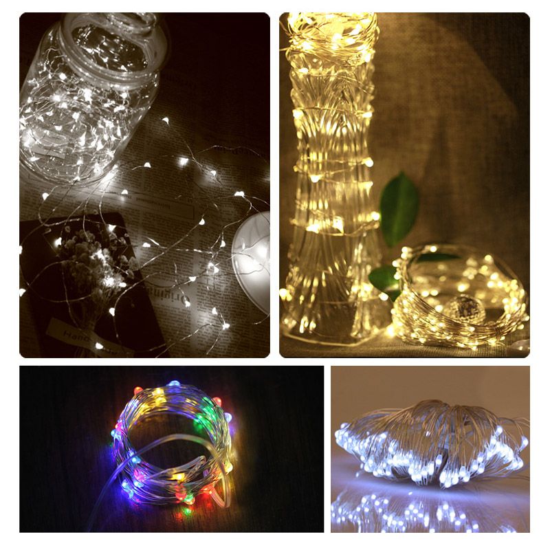 À Led Bande 2m Luciole Fil Vacances 10m Guirlande Piles 100 5m Lumineuse De Cuivre zVqMUpSG