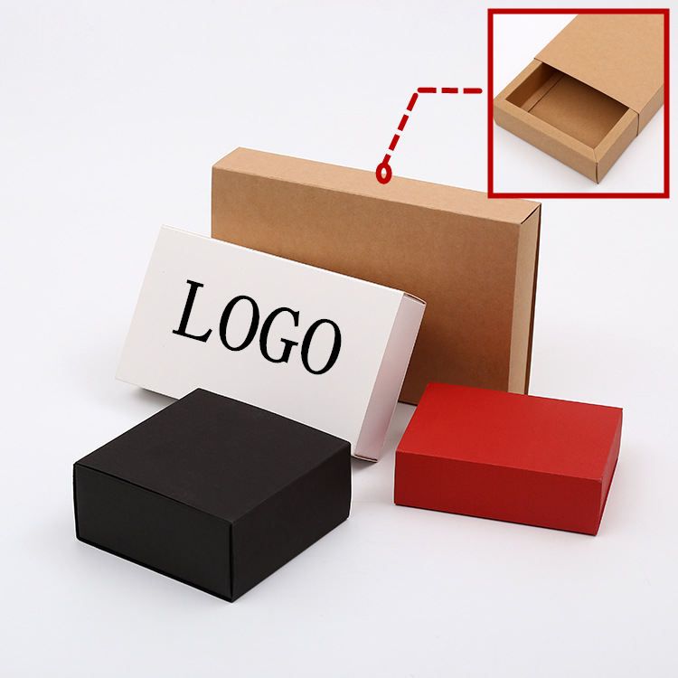 10sizes luxury black kraft