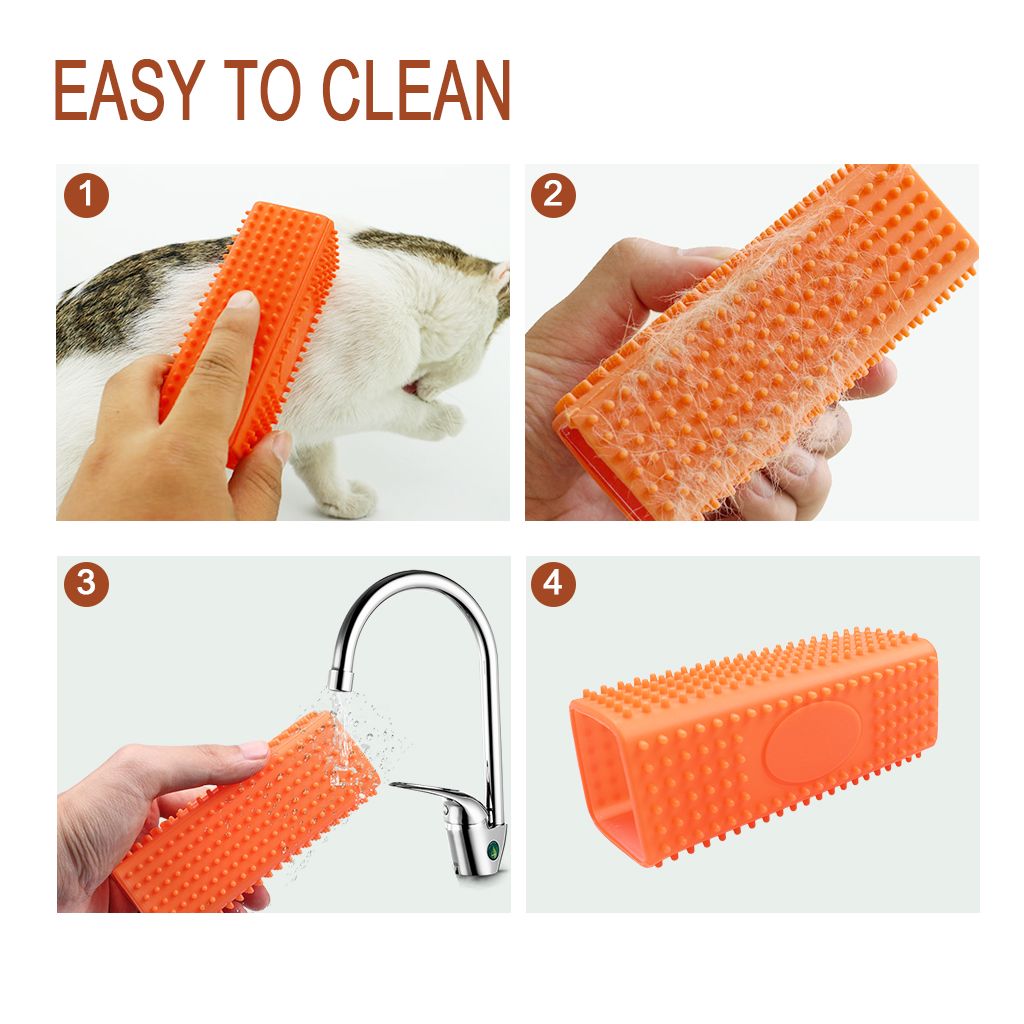 2022 Pet Hair Remover Brush Silicone Massage Grooming Tools