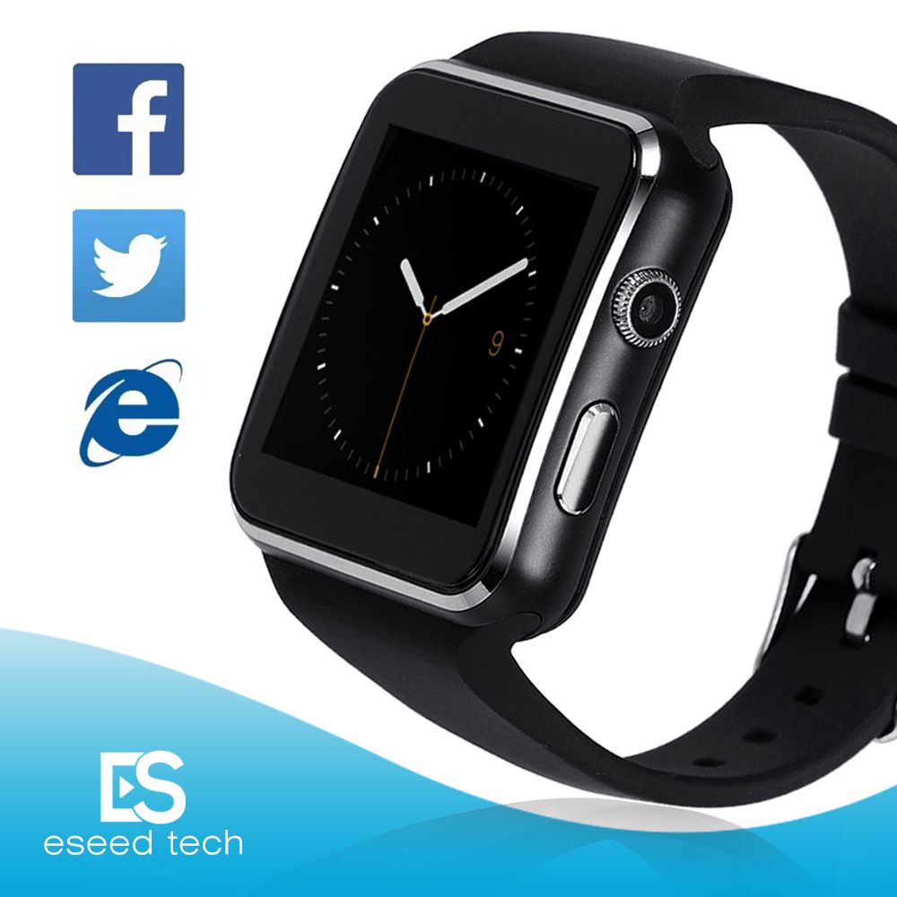 x6 smart watch with camera touch screen