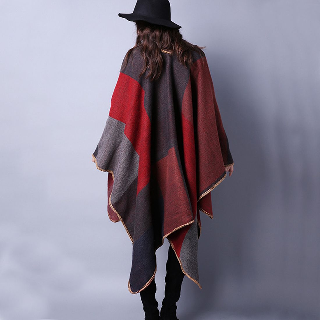 Grosshandel Heisse Frauen Winter Poncho Vintage Decke Frauen Dame Stricken Schal Cape Cashmere Schal Poncho Von Art07 23 4 Auf De Dhgate Com Dhgate