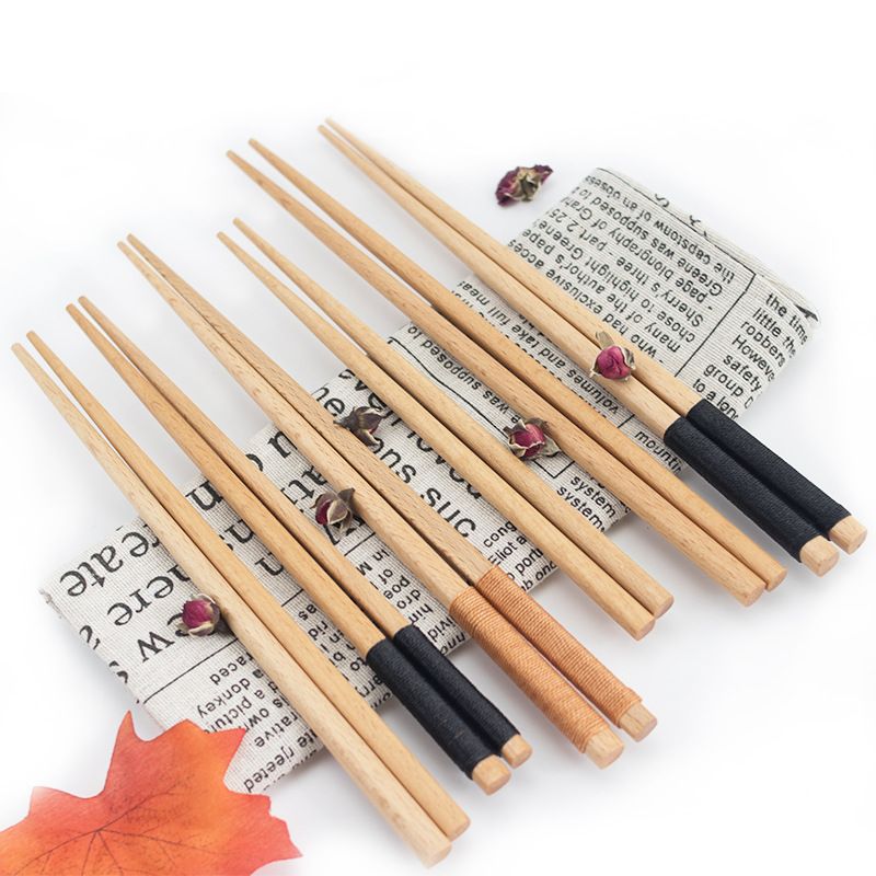 Black Brown Wooden Chopsticks Whole Chinese Style Nature Beech Black Brown Wooden Chopsticks Whole Chinese Style Nature Beech Best Quality Children Restaurant You Ancient