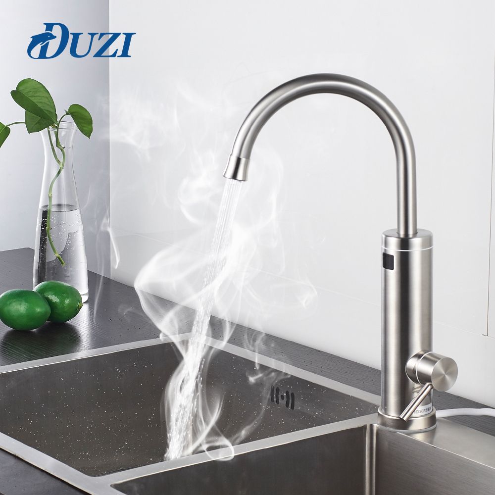 2019 Duzi Temperature Display Instant Hot Water Tap Thankless 2019 Duzi Temperature Display Instant Hot Water Tap Thankless Electric Faucet Kitchen Heater Heating From Bright689