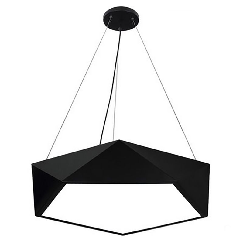 Modern Geometry Personality Pendant Lights Iron Diamond Led Modern Geometry Personality Pendant Lights Iron Diamond Led Lamp Fixture Brief Home Deco Bedroom Living Room Clear Glass