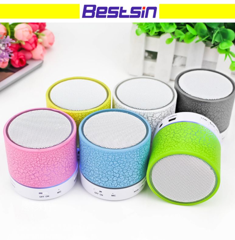 MINI Colorful Music Portable Wireless BT NFC Speaker LCD Radio AUX Gift