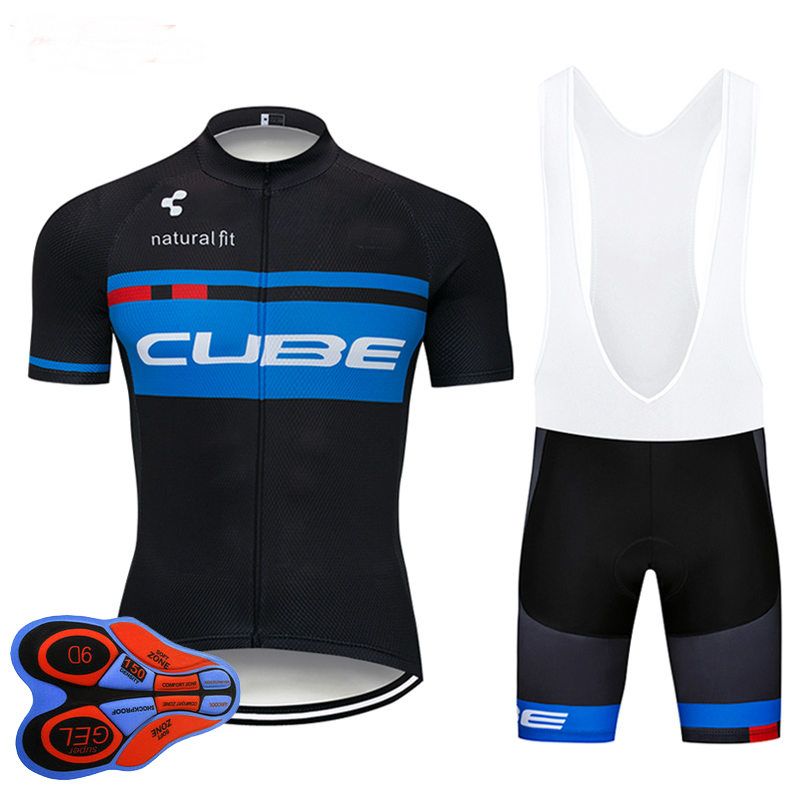 2018 Pro Cube Team Cycling Jersey Short 9d Set Mtb Bike Clothing Ropa