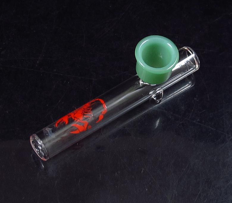 2019 Scorpion Glass Steam Roller Steamroller Smoke Hand Pipe 4.3 Inch