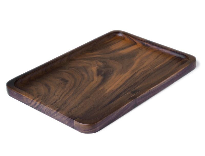 Best Wooden Serving Tray Rectangular Medium Size Black Walnut Wood Best Wooden Serving Tray Rectangular Medium Size Black Walnut Wood Trays Fruit Dessert Tea Plates 34cm X 23cm Home Wine Decor Under 24 25 Dhgate