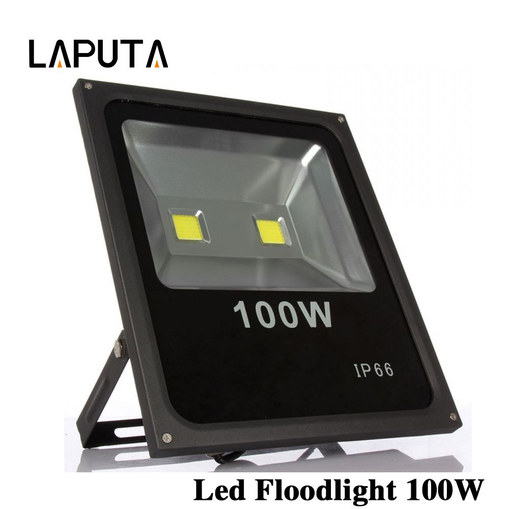 6pcs Outdoor Lighting 100w Led Flood Light Ac 110v 220v Spotlight Floodlight For Road Garden Street Lamp Reflector