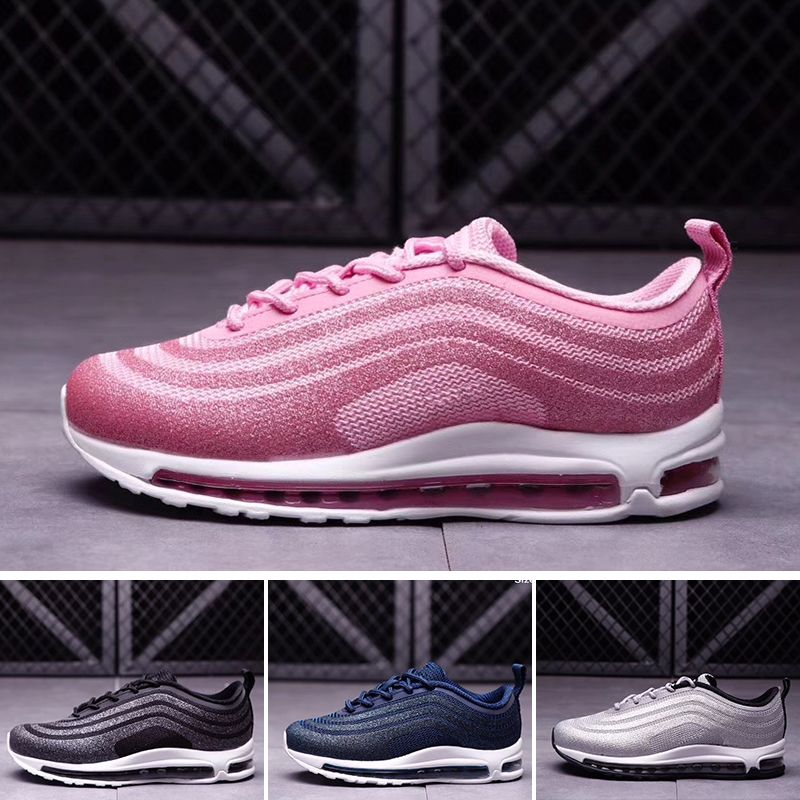 silver nike rosa brillantini