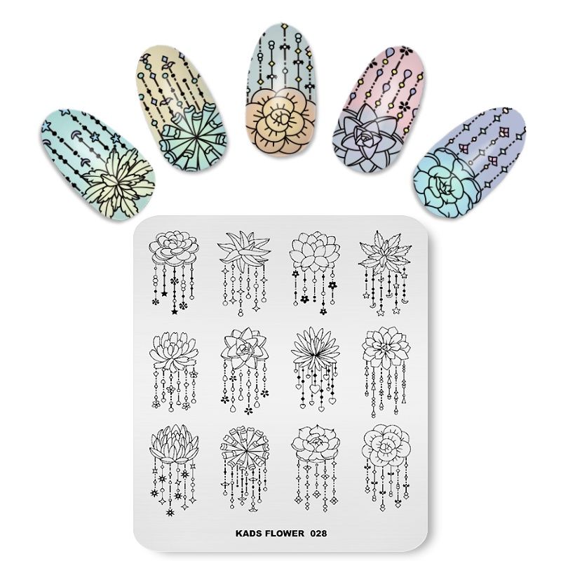 missguoguo nail art stamping template pattern fingernail stamp