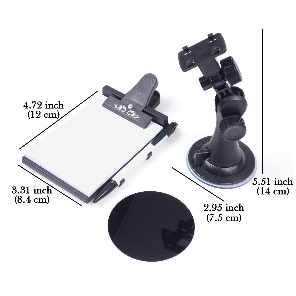 Multifunctional Car Memo Pad Holder Car Dashboard Pen And Notebook
