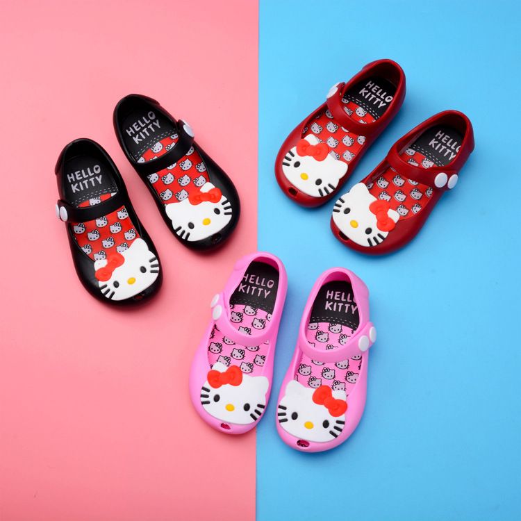 Compra Sandalias De Niña Melissa Zapatos De Jalea Hello Kitty Versión  Encantadora Princesa Playa Zapatos Al Por Mayor Verano Nuevas Sandalias De  La Muchacha Envío Gratis B0043 Barato | Entrega Rápida Y