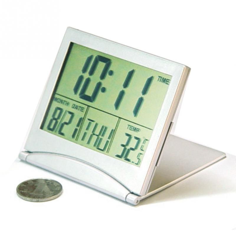 New Digital Lcd Weather Station Folding Desk Temperature Travel New Digital Lcd Weather Station Folding Desk Temperature Travel Alarm Clock Clocks