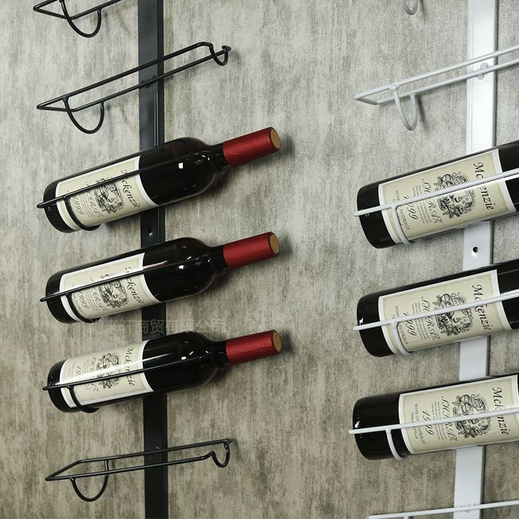 2021 European Style Wrought Iron Wine Rack Decoration Or Wall Mounted Wine Bottle Rack Or