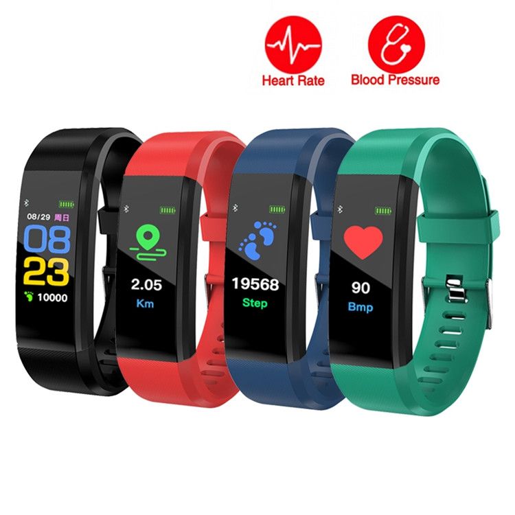 ID115 PLUS Heart Rate Smart Bracelet Bluetooth Smart Band 0.Screen