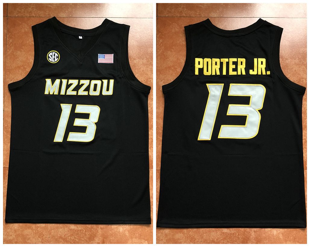 2019 13 Michael Porter Jr. Missouri Tigers MIZZOU College Retro Classics Basketball Jersey Mens